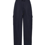 Pantaloni cargo in radzimir AA9P1297W128C A09 ALAIA 