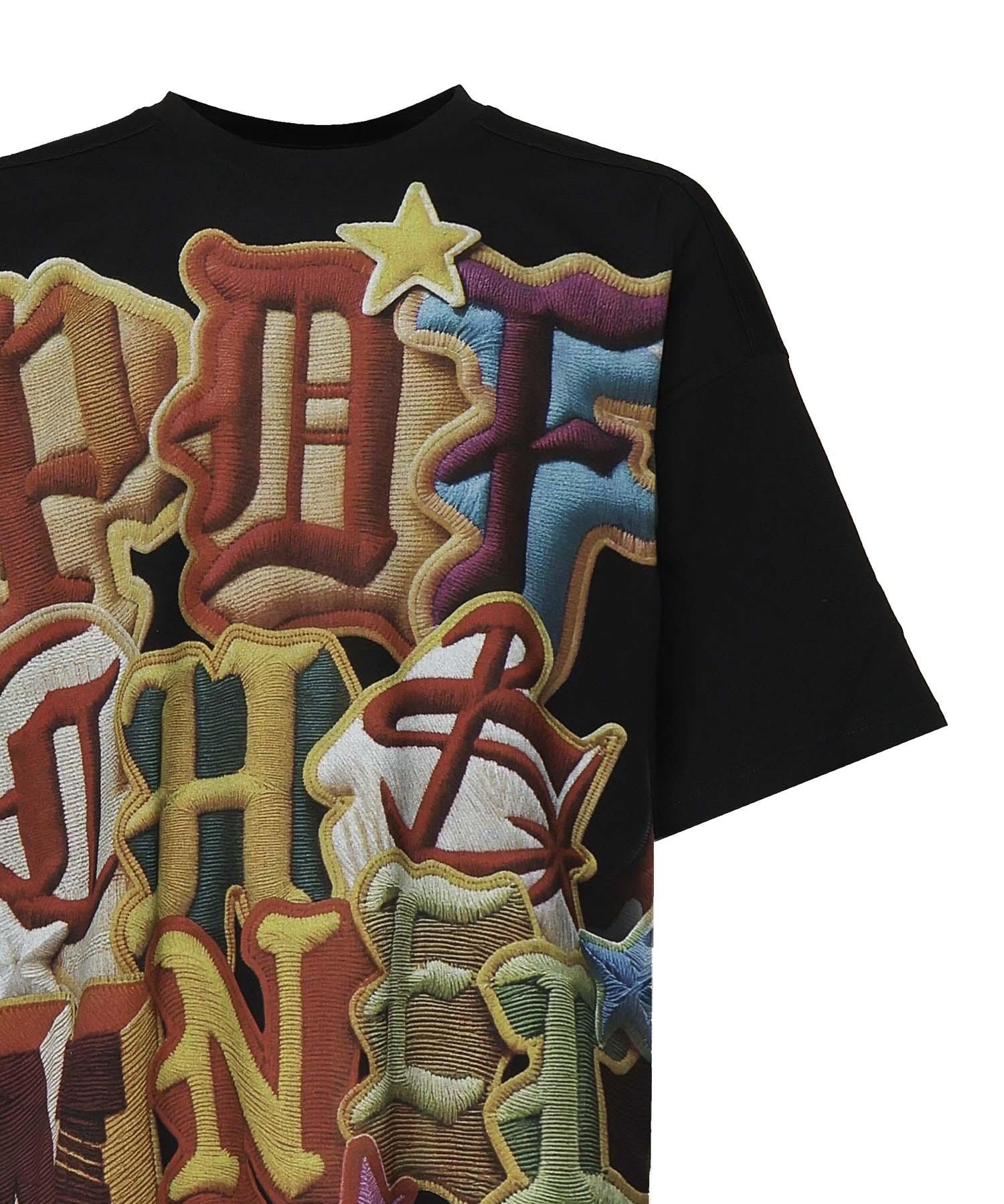 T-shirt con stampa DFM54029TJ110 NO WASH BK/PC PDF CHANNEL 