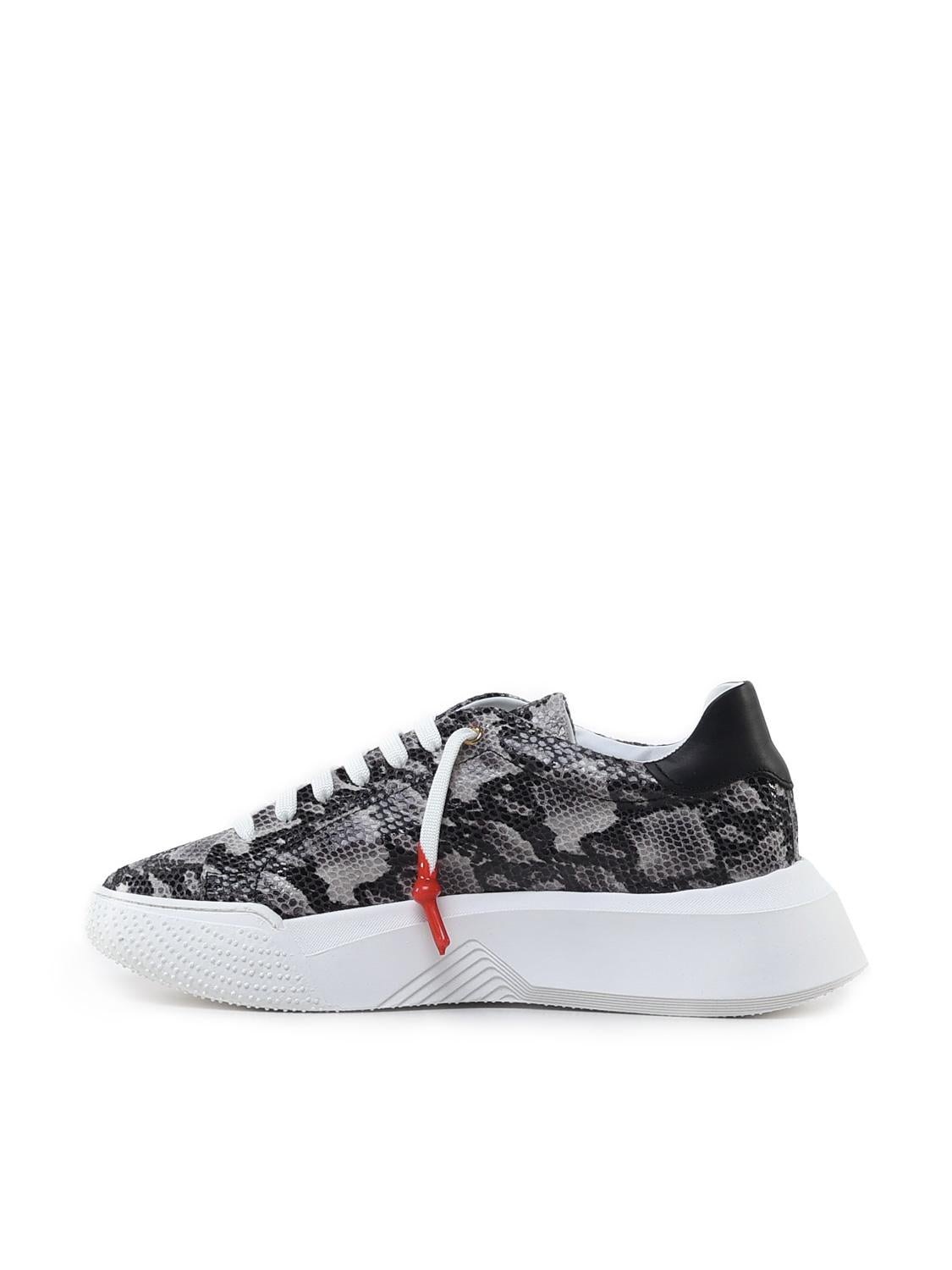 Sneakers Nemesis in nappa con stampa pitone NEMESIS2 PYTHONROCK GIULIANO GALIANO 
