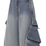 Jeans cargo in denim AA9P1400D026D A56 ALAIA 