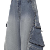 Jeans cargo in denim AA9P1400D026D A56 ALAIA 