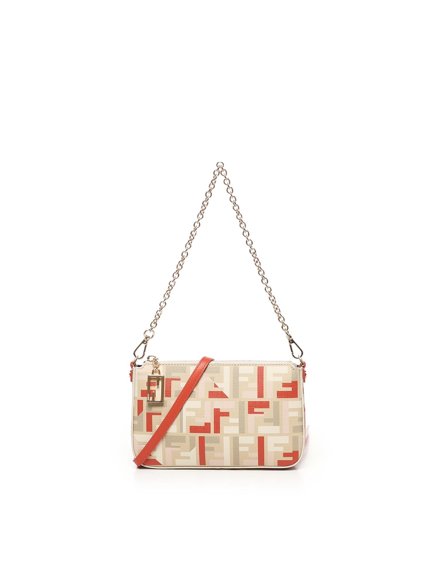 Pouch Baguette FF jacquard 8BS073 AV1YF1SY7 FENDI 