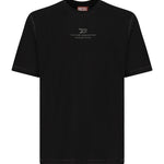 T-shirt fiammata con logo A16424 0QKAP9XX DIESEL 