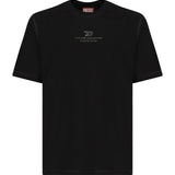 T-shirt fiammata con logo A16424 0QKAP9XX DIESEL 
