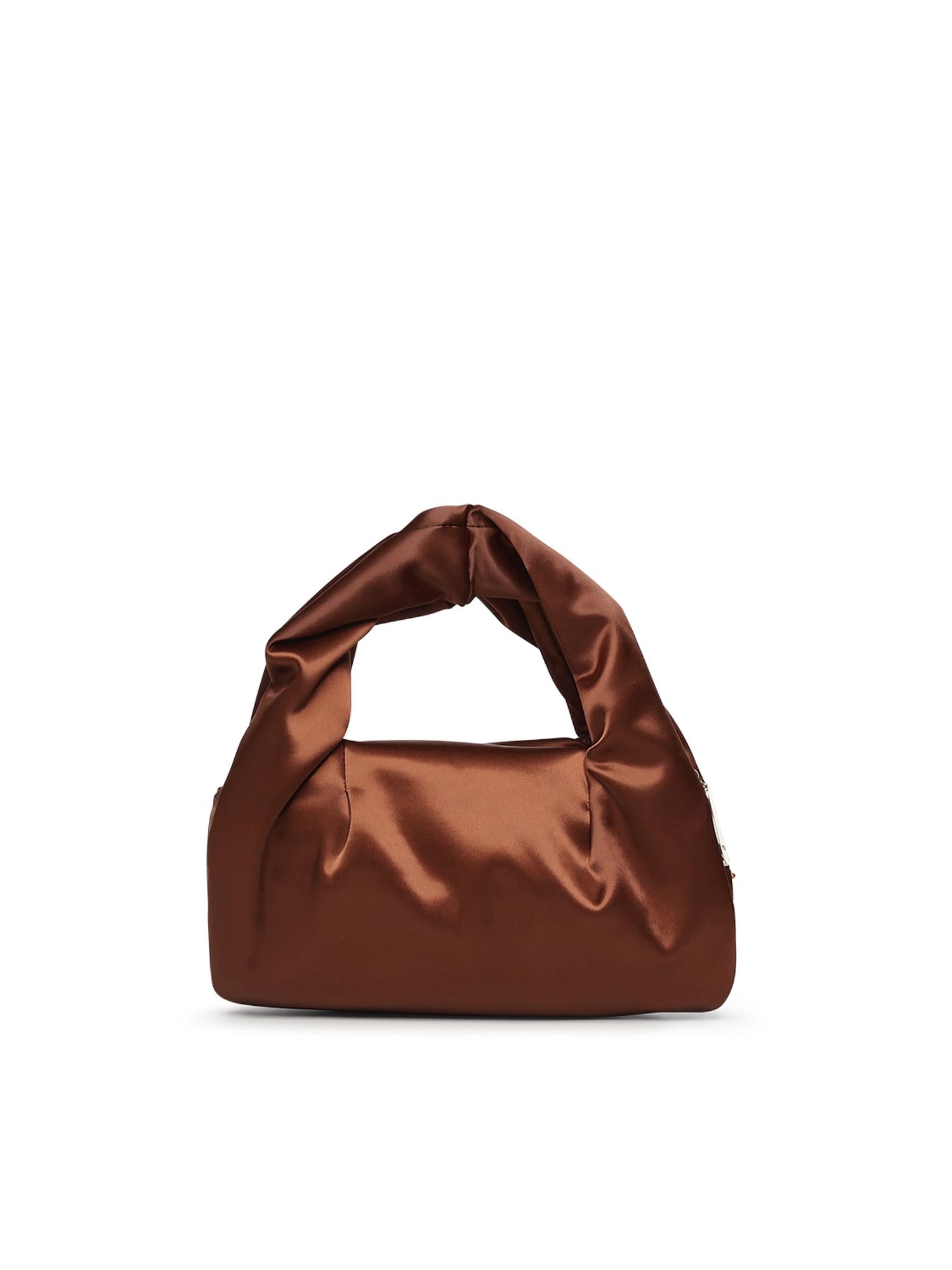 Mini bag con applicazioni floreali 73BS9MZ01 KAYLACIOCCOLATO V° 73 