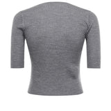 Maglia cropped con logo 102017 A18MII2 PINKO 