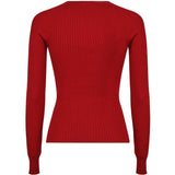 Top in maglia coste con cut-out 424MT0364FI0001 4031 COURREGES 