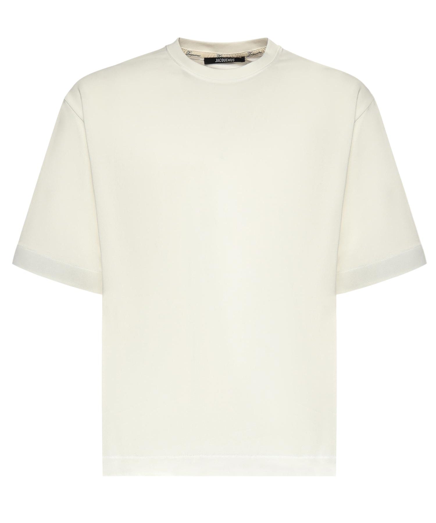 T-shirt Le T-shirt Rond Carré TSM00578AJ00254 100 JACQUEMUS 