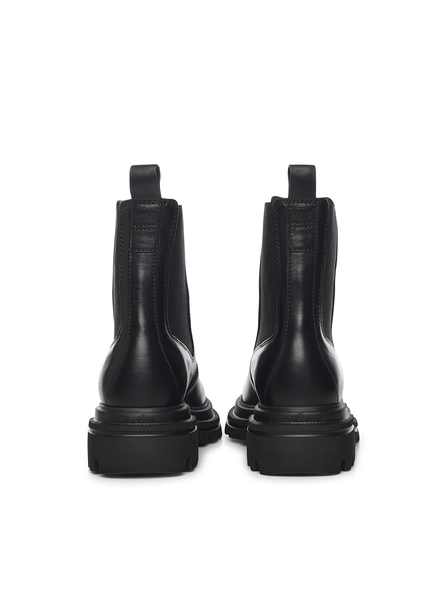 Chelsea Ankle Boots in pelle HXW6740FM0IKXT B999 HOGAN 