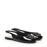Ballerine in vernice con logo SD0247 E002Z99 PINKO 