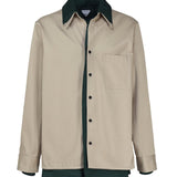 Camicia in twill di cotone doppio strato 739115 V2T103017 BOTTEGA VENETA 