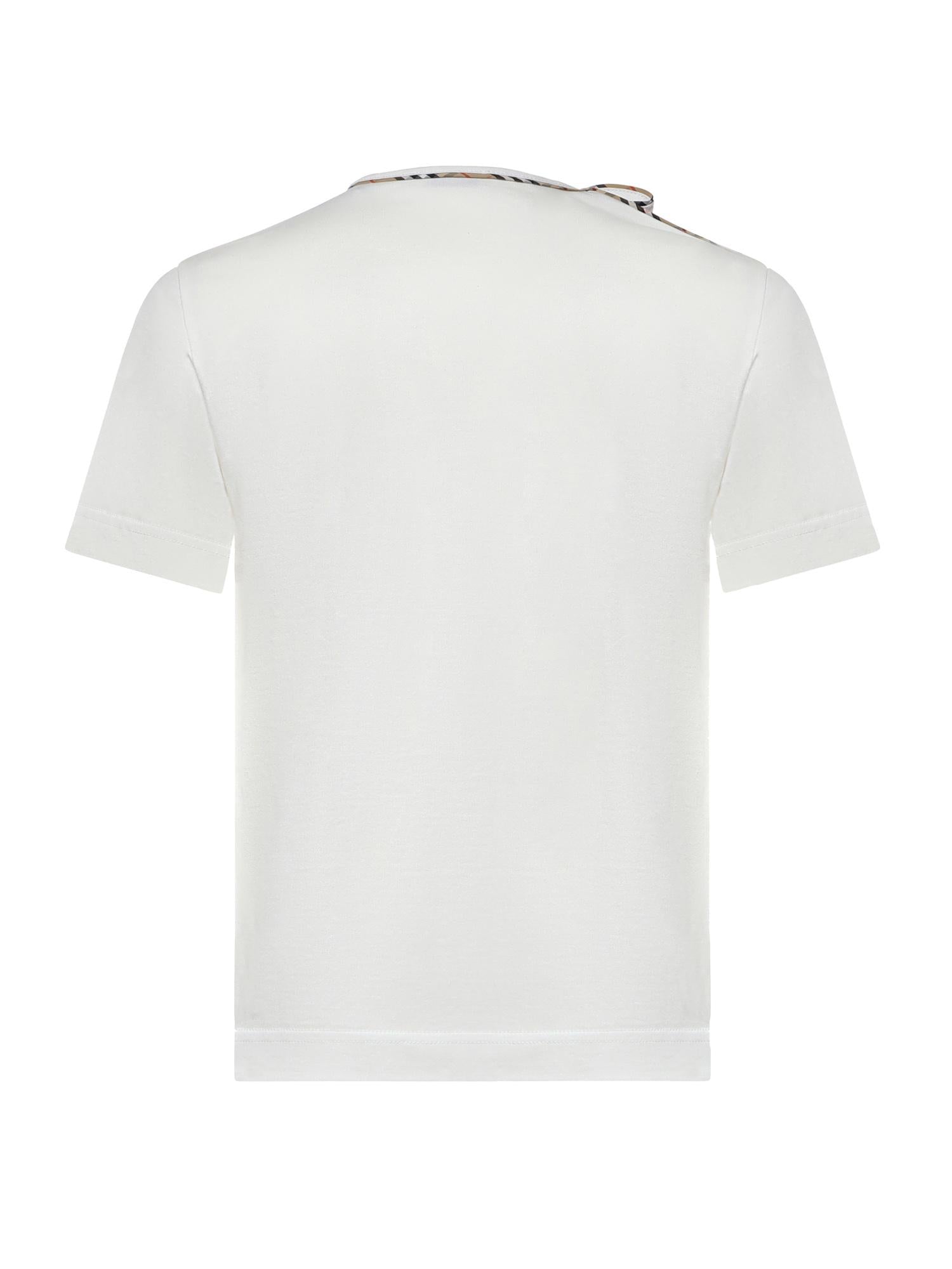T-shirt in cotone con laccetti 8127210 B7078 BURBERRY 