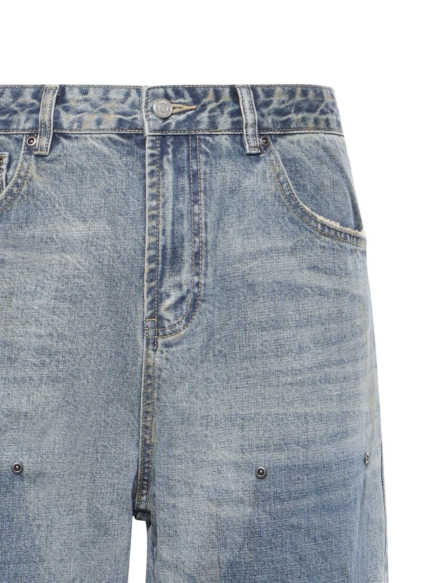 Jeans Double Knee Carpenter in denim FOSS26DP01012 6327 FOUND 