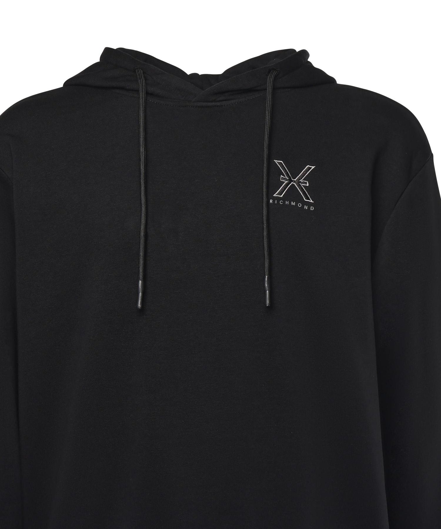 Felpa in misto cotone con logo UMA25040FE BLACK RICHMOND X 