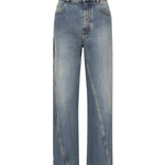 Jeans ritorti in deep stone denim AA9P1181D006B 505 ALAIA 