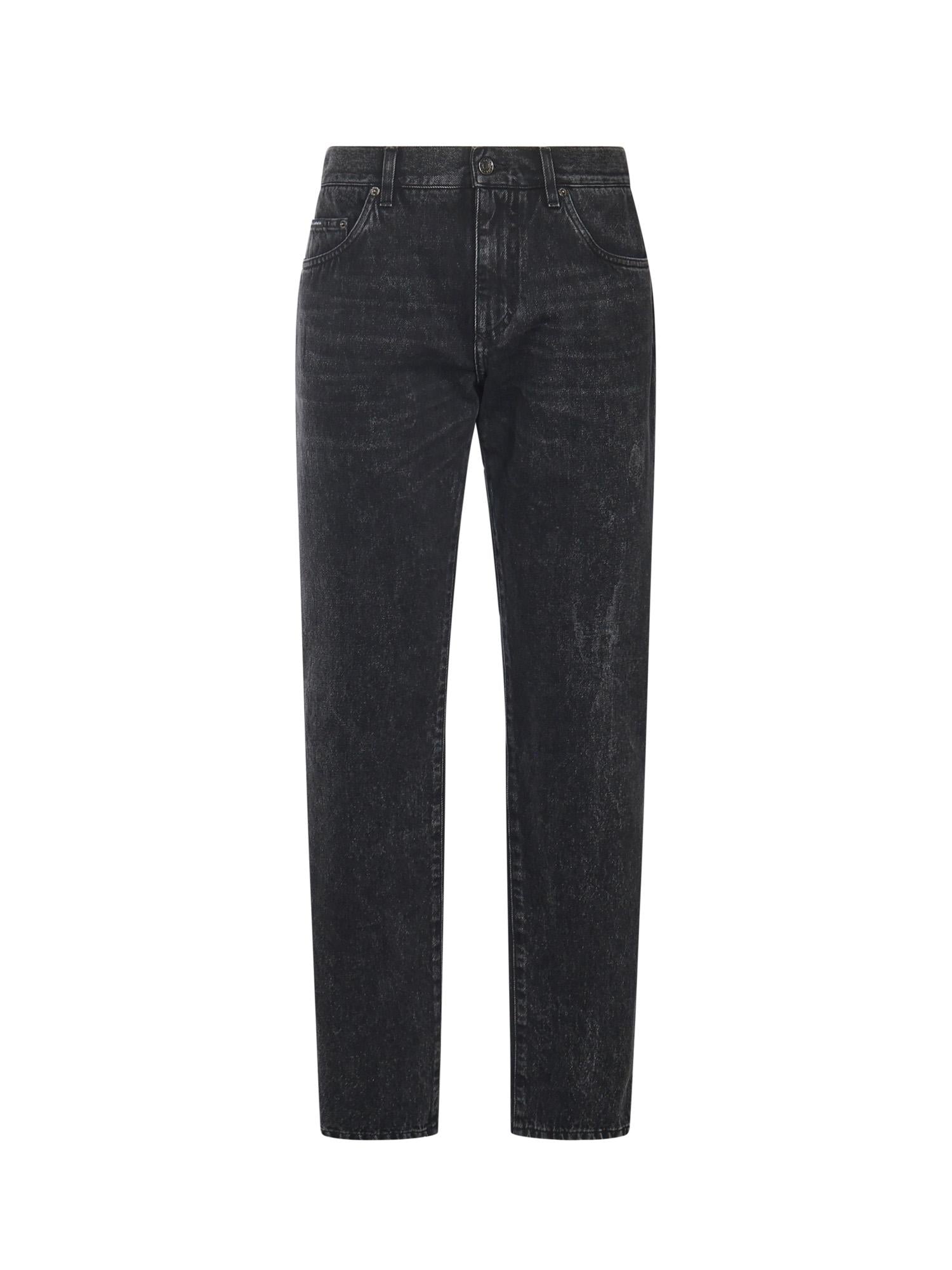 Jeans classico in denim GP02XD G8ND8S9001 DOLCE & GABBANA 