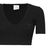 Crop top in cotone 224MPU164FI0001 -9999 COURREGES 