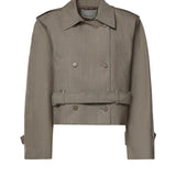 Trench Stan cropped TRFS22021276  THE FRANKIE SHOP 