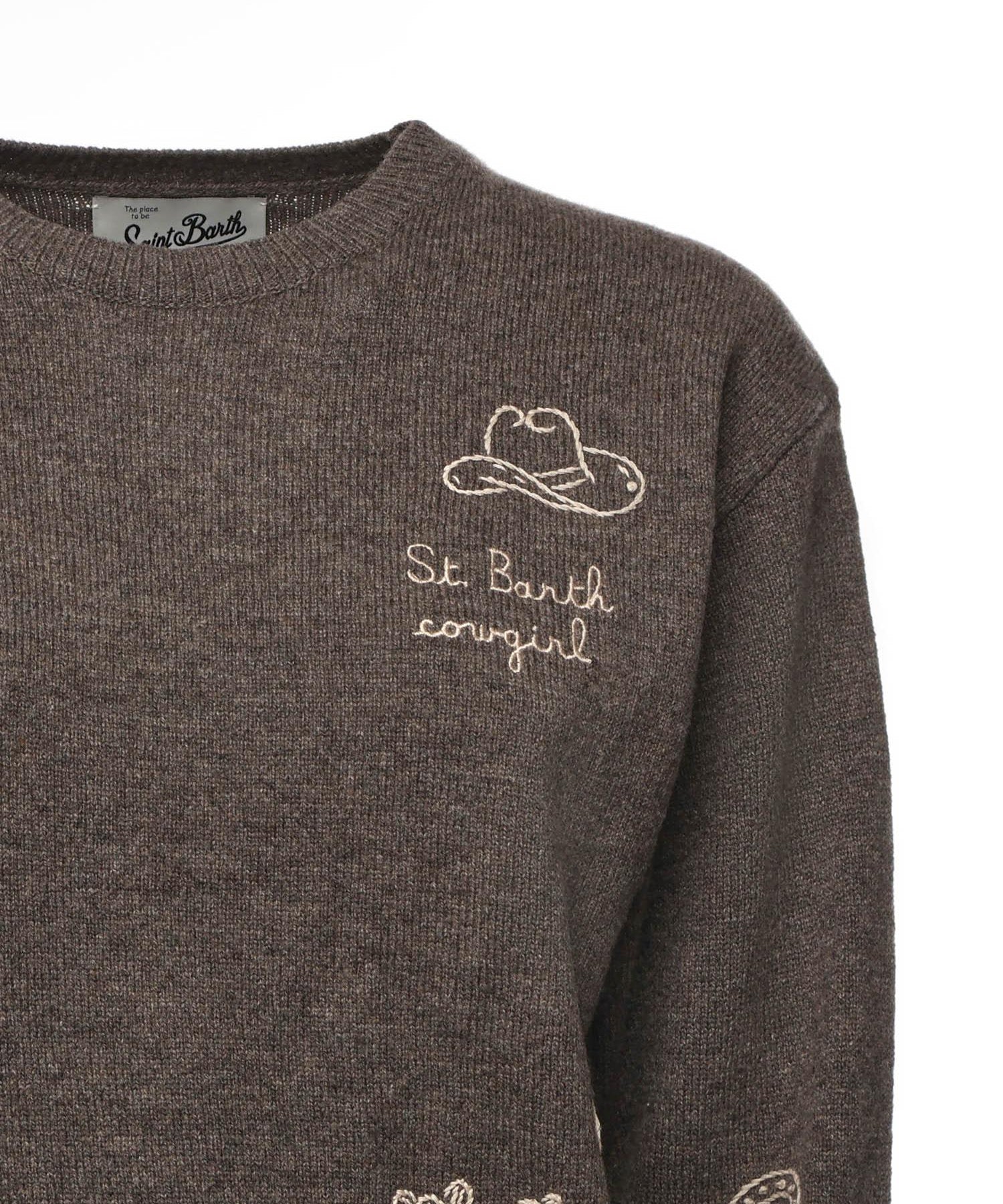 Maglione con logo LUOI008 02141I MC2 SAINT BARTH 