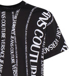 T-shirt in jersey di cotone con stampa 80GAH6R0 JS555L01 VERSACE JEANS COUTURE 