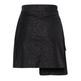 Minigonna Tonia cargo AUWTONIA BLACK ALBERTO AUDENINO 
