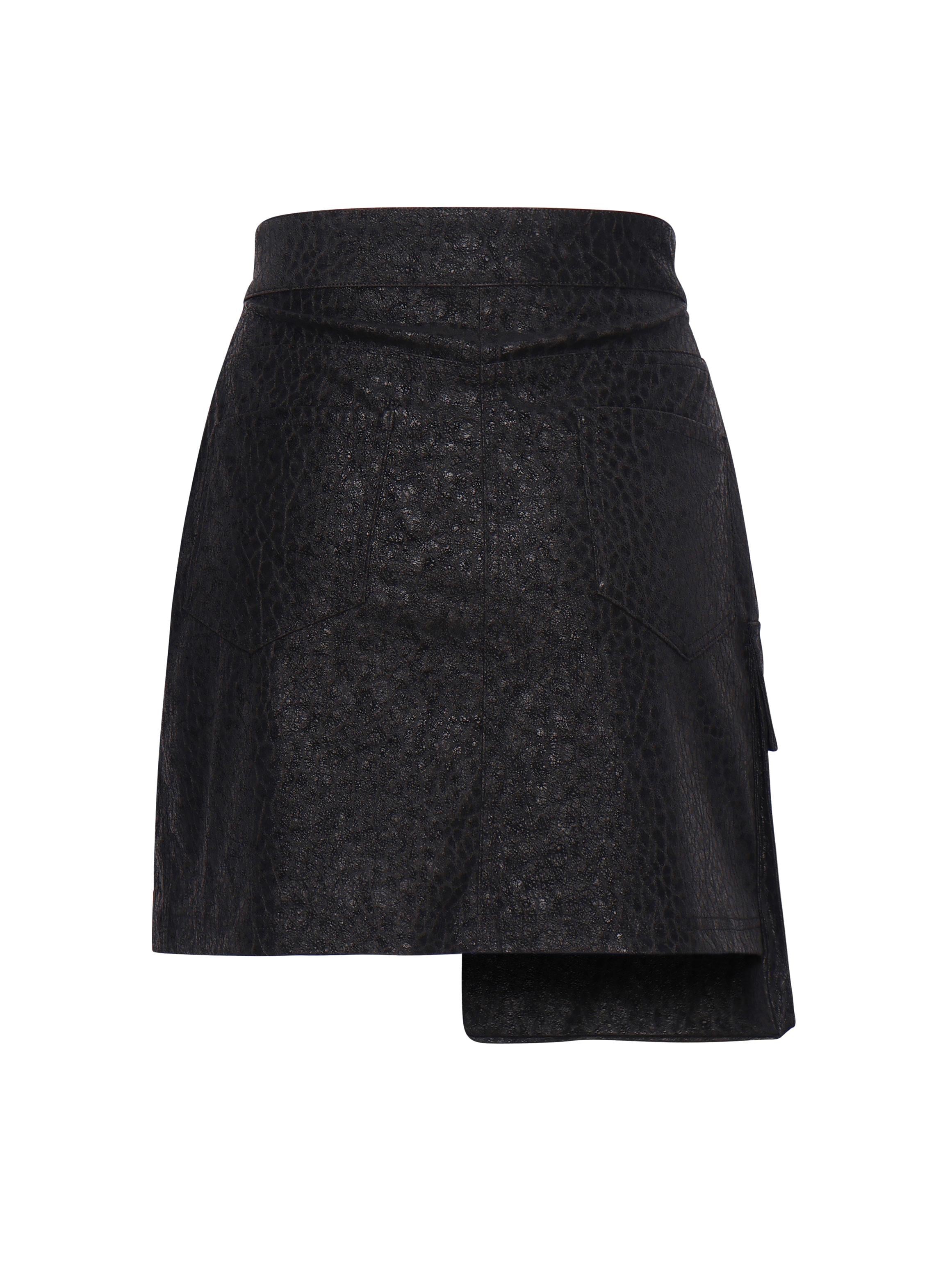 Minigonna Tonia cargo AUWTONIA BLACK ALBERTO AUDENINO 