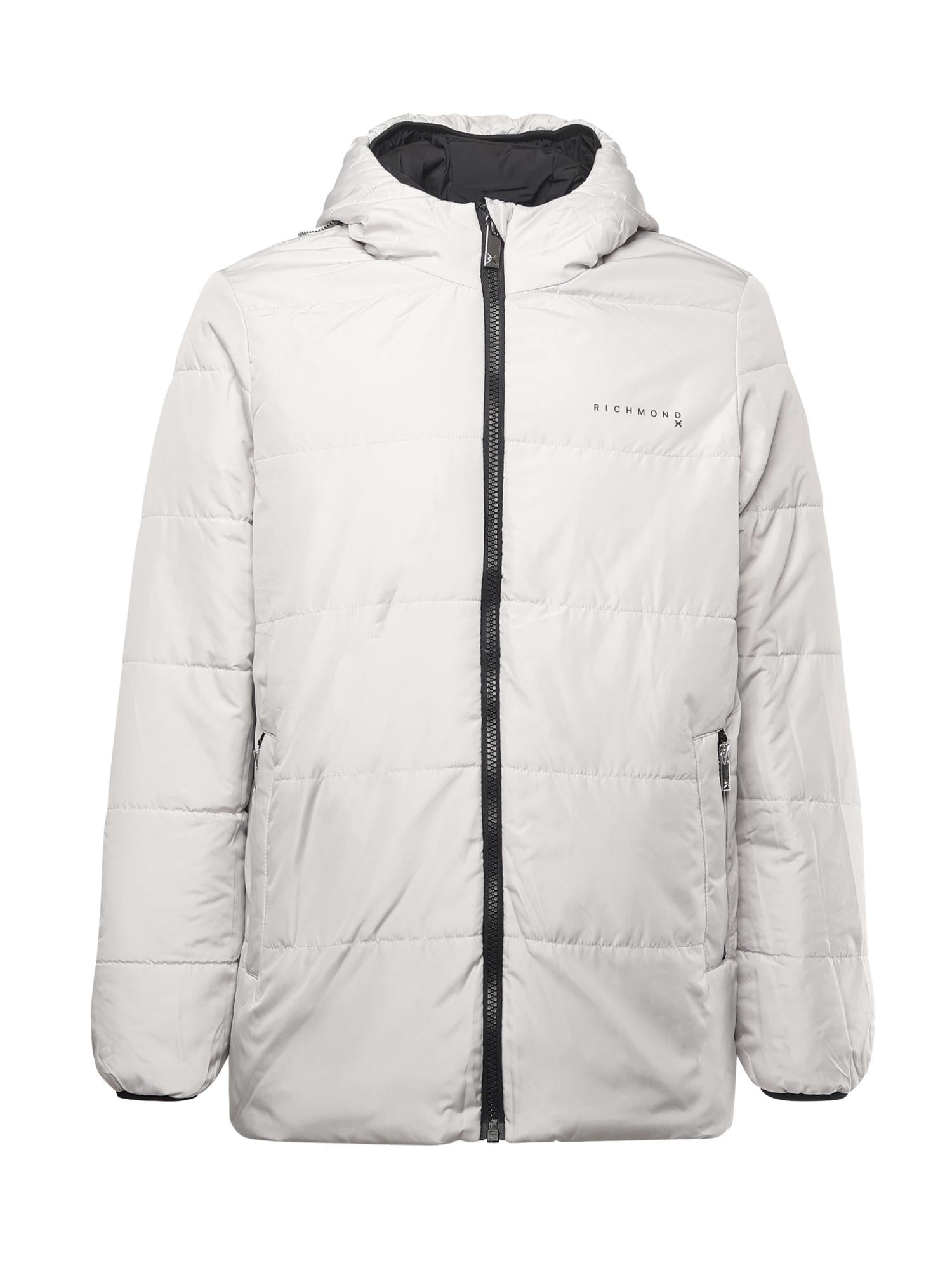 Piumino reversibile con cappuccio e logo UMA25151PI BLACK RICHMOND X 