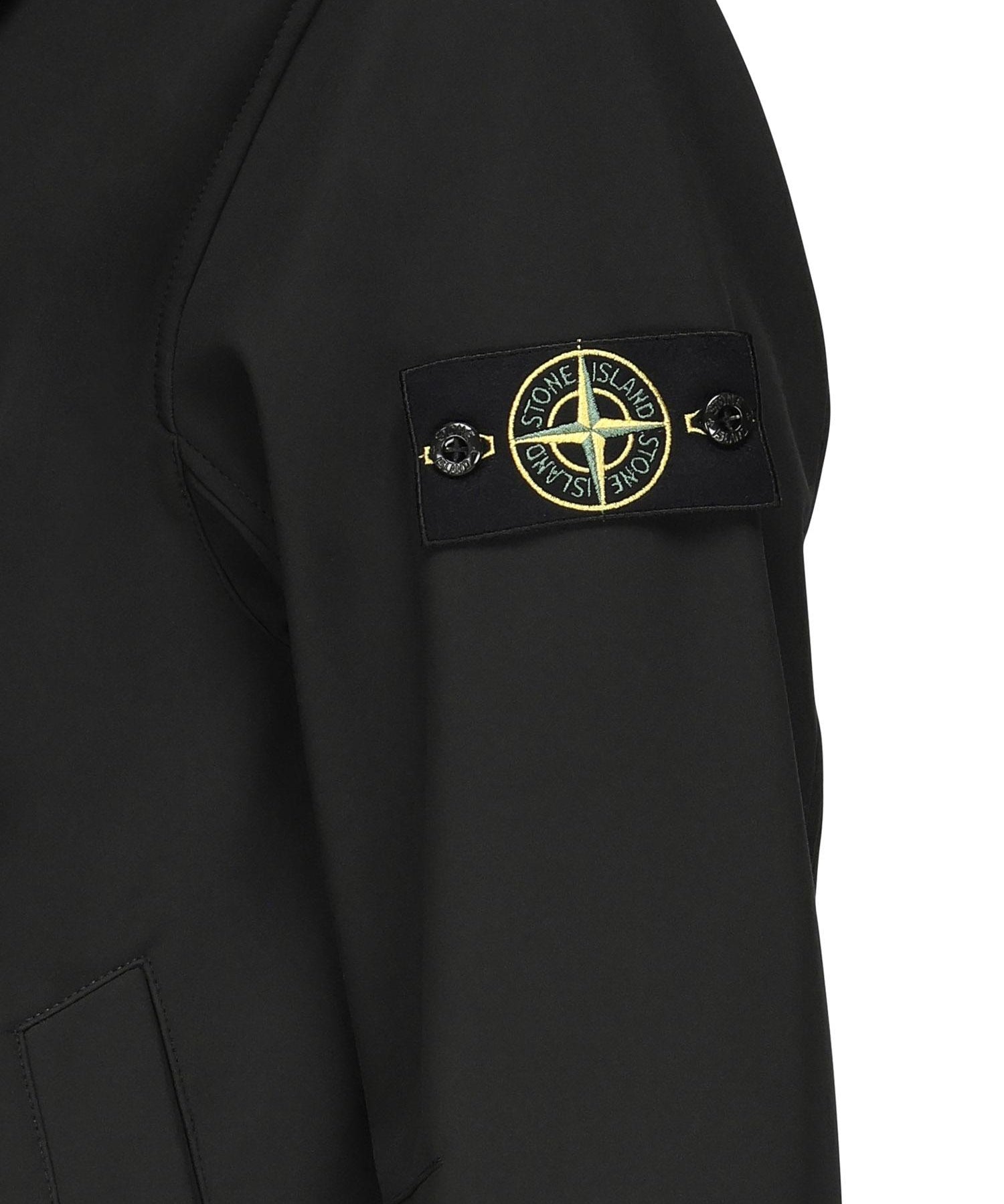 Shacket con zip e logo K2S15Q100003 S0B22V0029 STONE ISLAND 