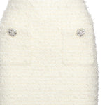Minigonna in maglia bouclé<BR/> AW25028SK C SELF-PORTRAIT 