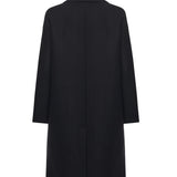 Cappotto midi in misto lana<BR/> DJ0014 NERO OTTOD'AME 