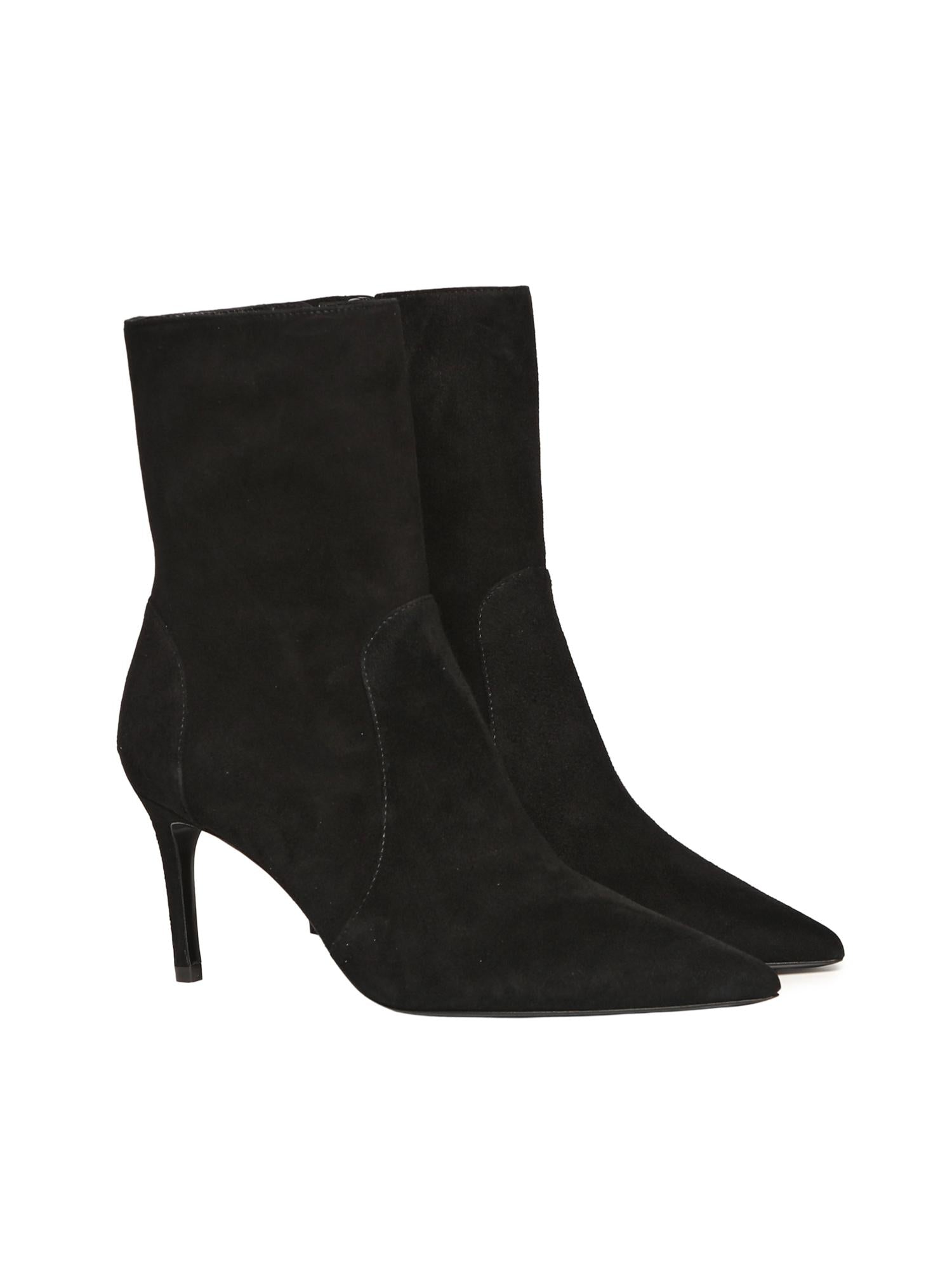 Stivaletto Stuart Power in suede SJ970 BLK STUART WEITZMAN 
