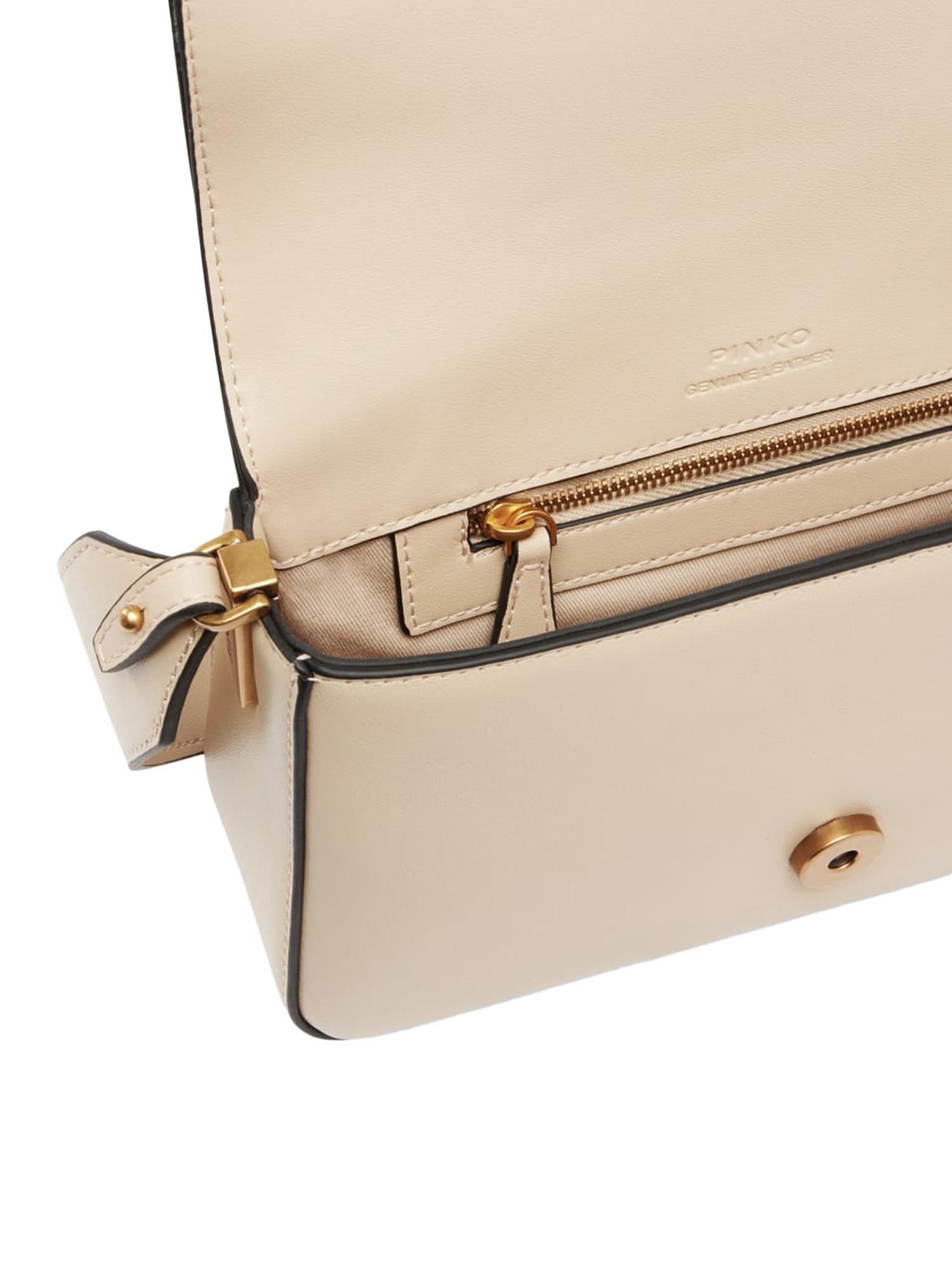 Borsa a spalla Mini Love Bag in pelle 104340 A0QOC50Q PINKO 