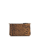 Bustina piccola a tracolla in suede leopardato 104277 A32AM35Q PINKO 