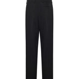 Pantaloni in lana con graffette SH0KA0067 M35436900 MM6 Maison Margiela 