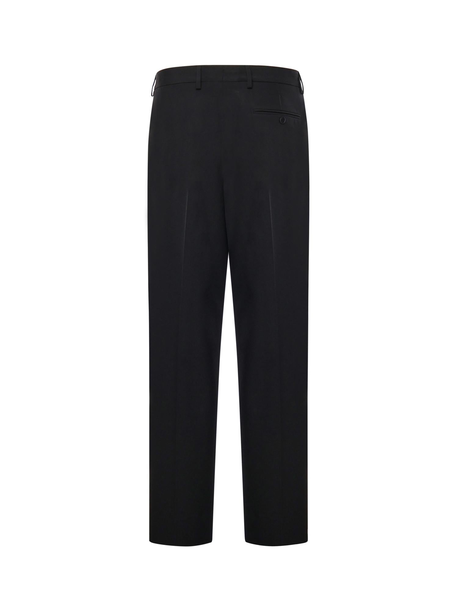 Pantaloni in lana con graffette SH0KA0067 M35436900 MM6 Maison Margiela 