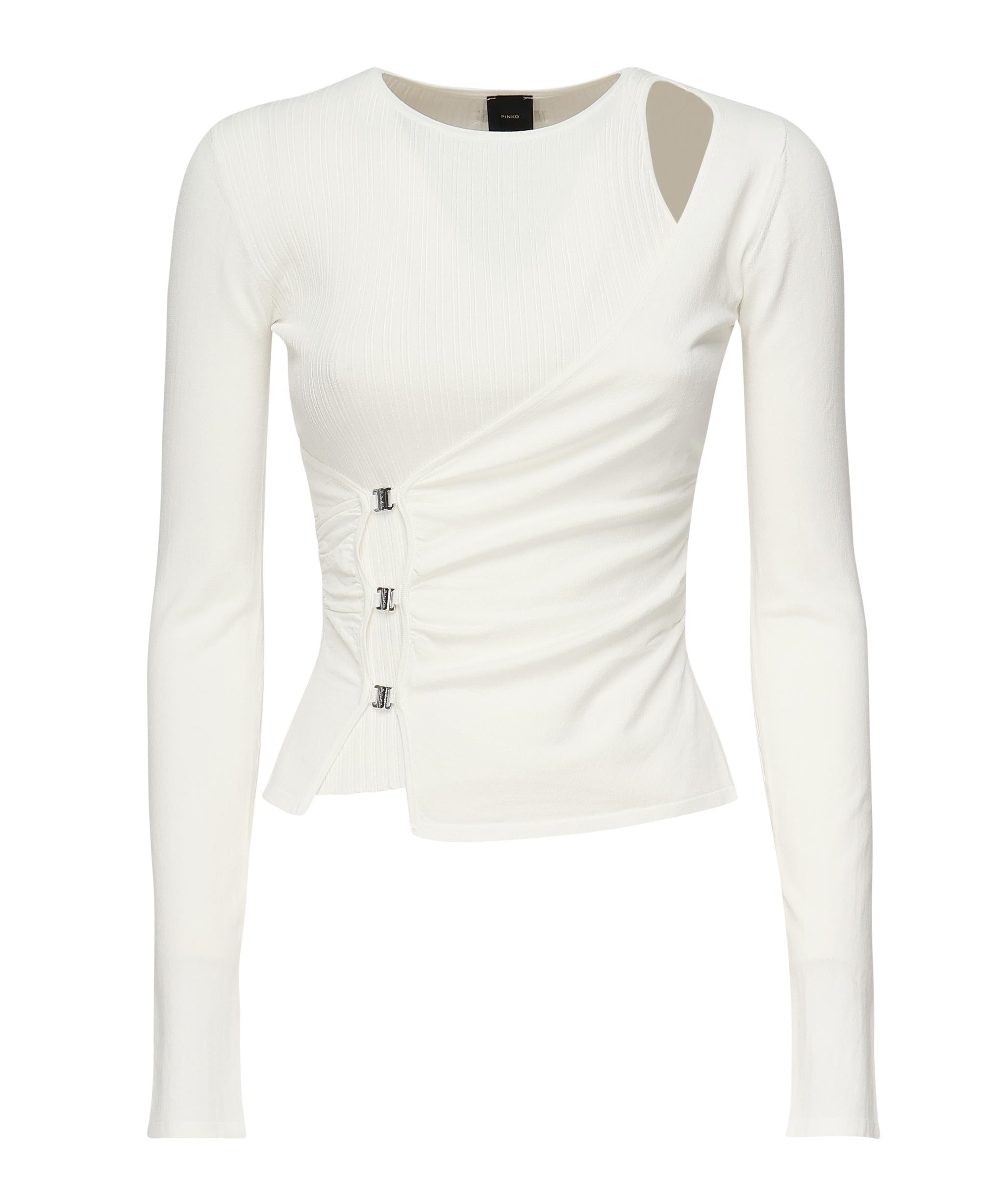 Maglia Lassen in viscosa 104727 A2F0Z09 PINKO 