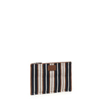Pochette piatta a righe signature media<BR/> 7N0158 AUGXF1SCR FENDI 