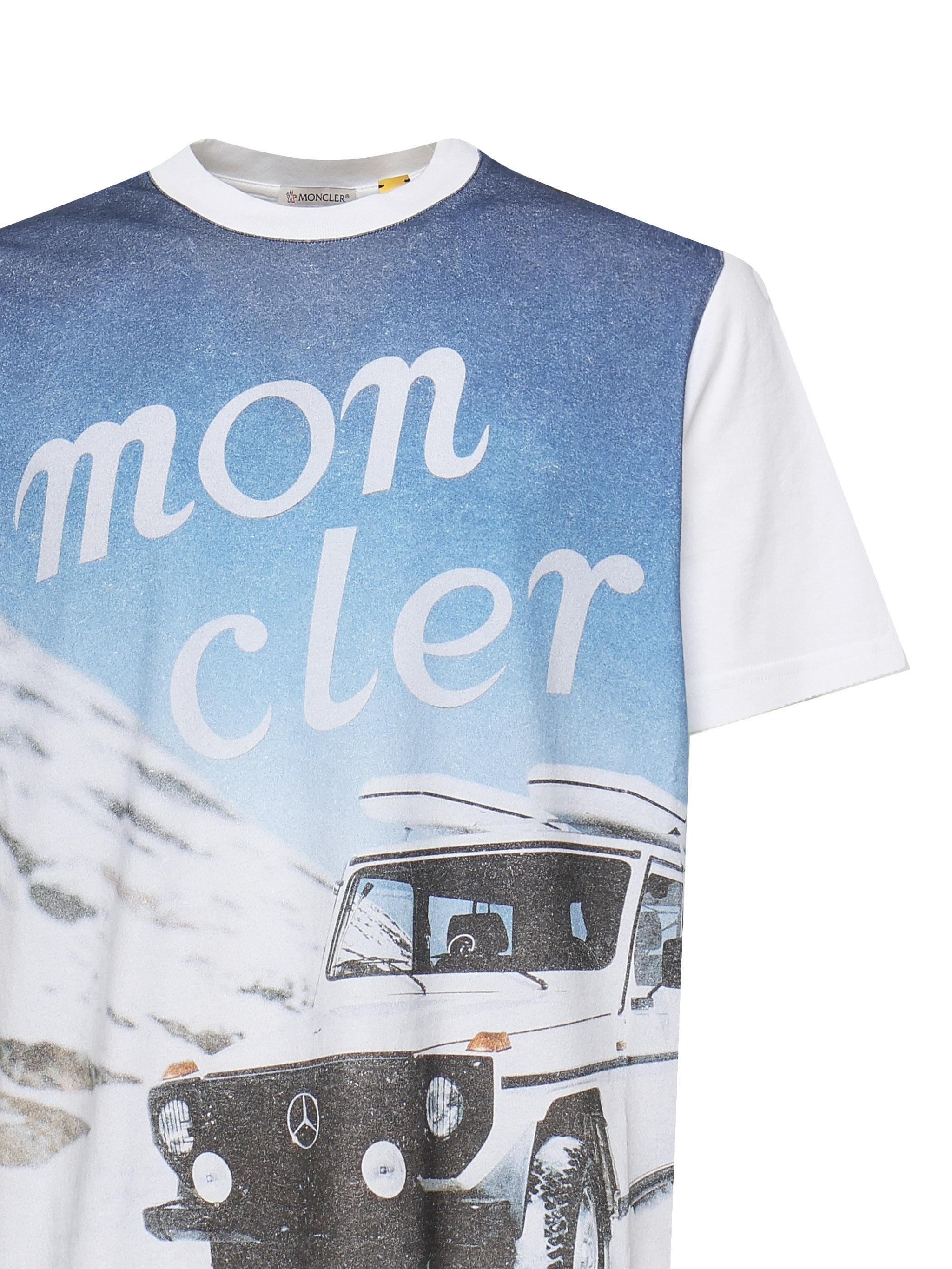 T-shirt con stampa frontale K14018C00003 89AB9001 MONCLER GENIUS 