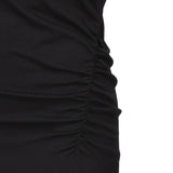 Abito lungo con spalle imbottite 105219 A2M2Z99 PINKO 