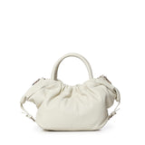Mini bag in pelle con logo<BR/> BIBP9E702 AVORIO BIASIA 