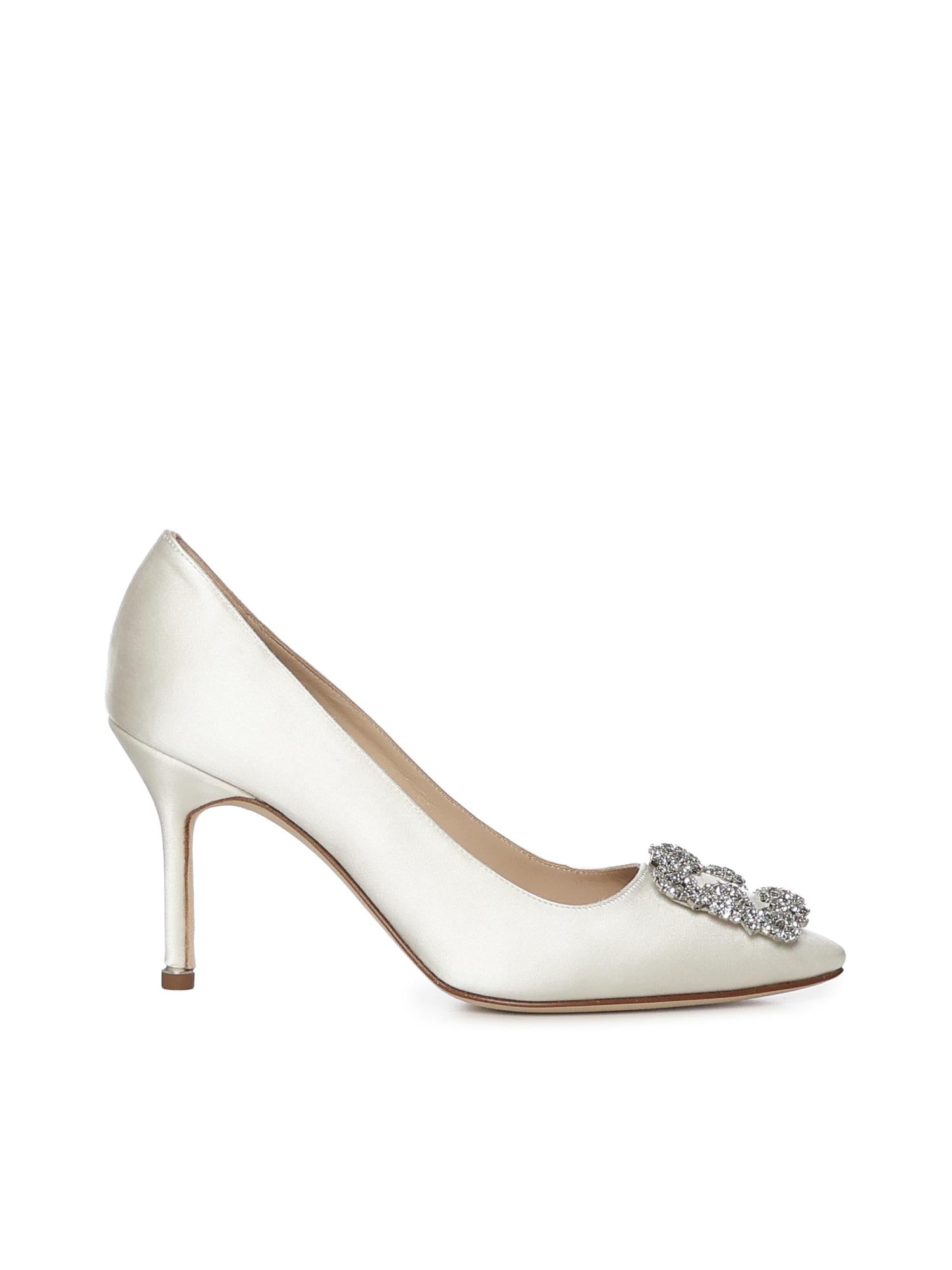 Décolleté Hangisi in raso 9XX0317 1309 MANOLO BLAHNIK 