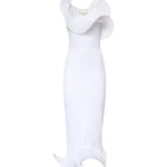 Abito in maglia con volant 80AJF896 CMX70003 GENNY 