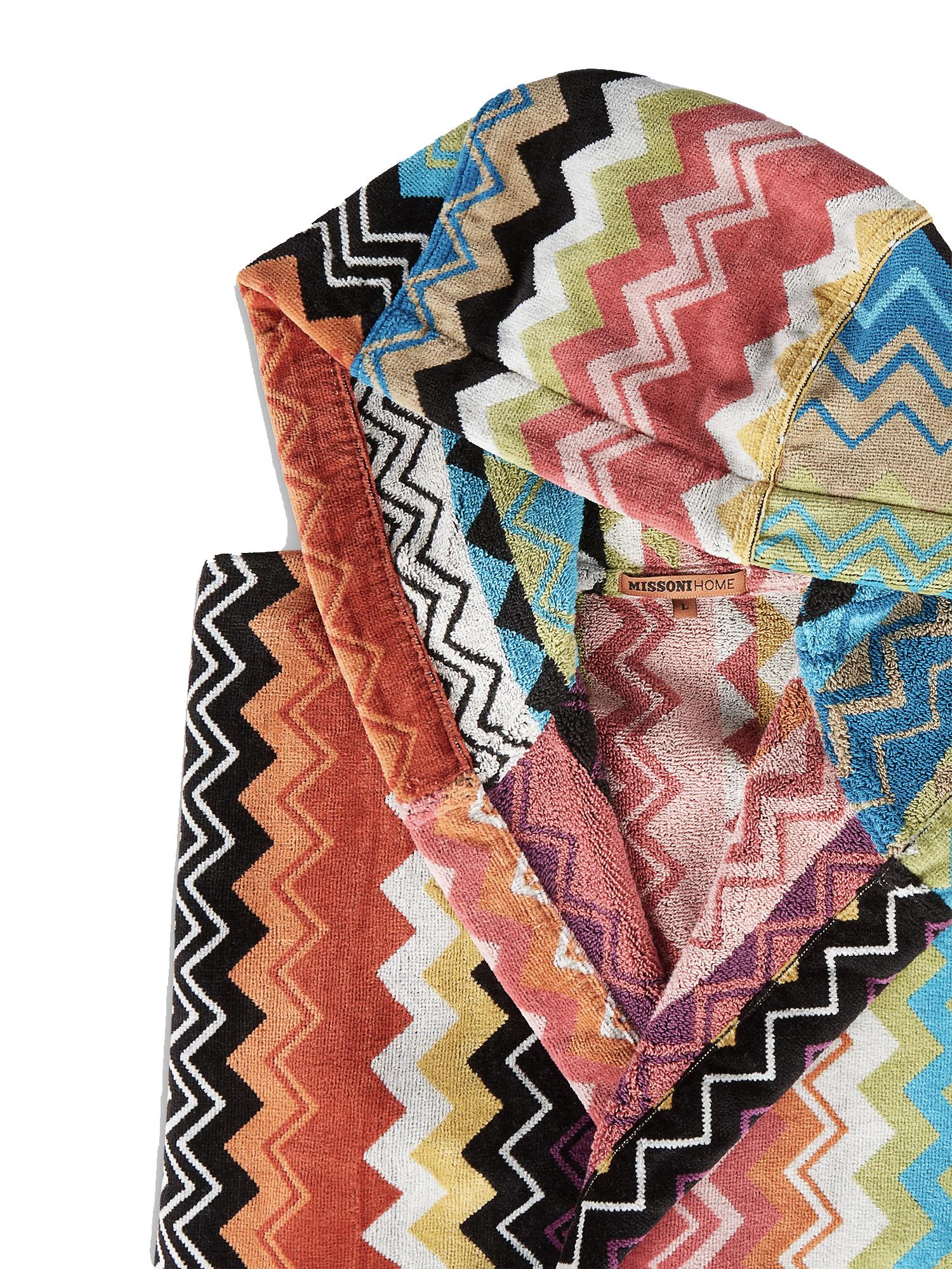 Accappatoio Giacomo con cappuccio <BR/> 1G3AC99708 100 MISSONI HOME 