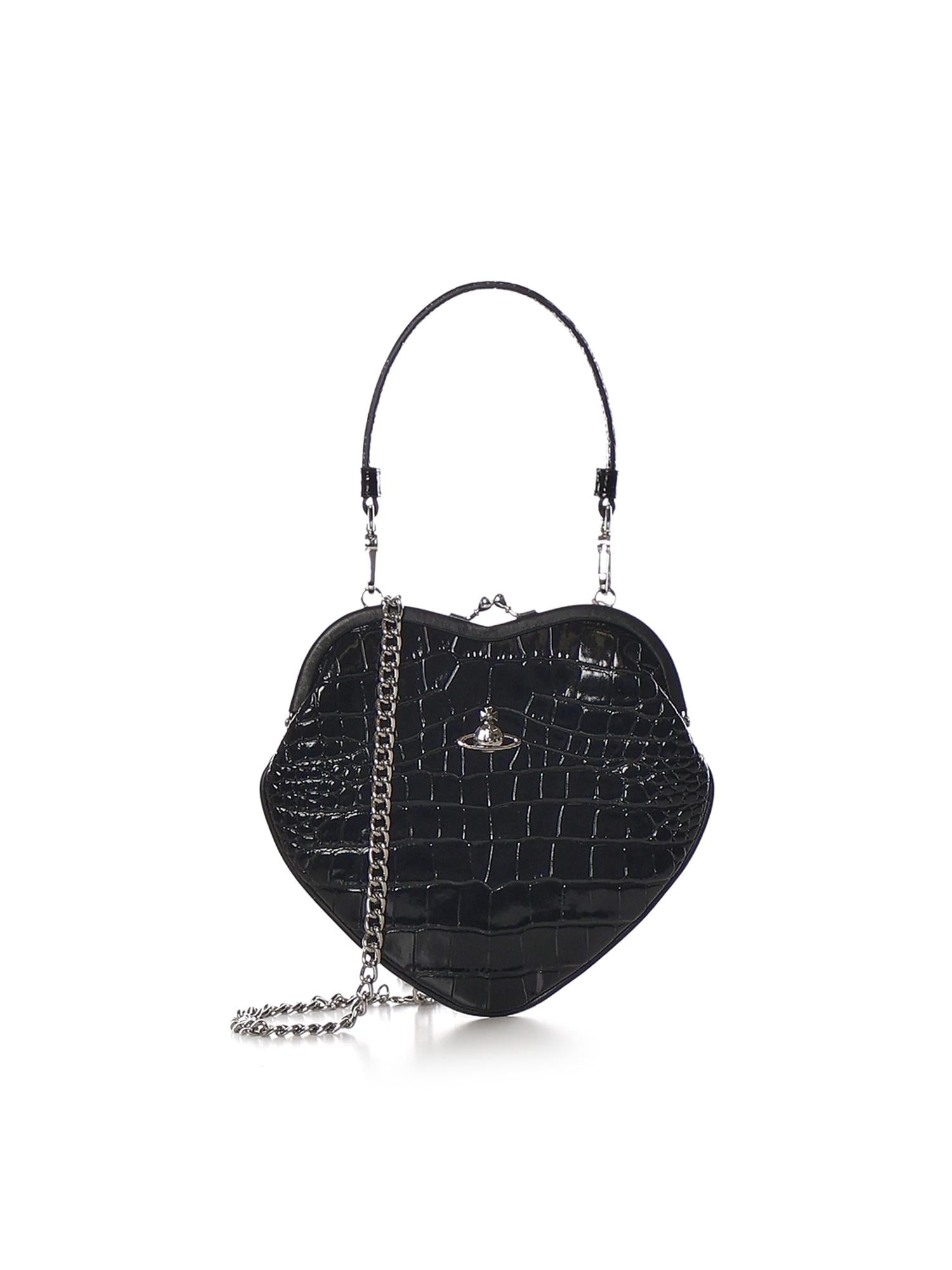 Borsa Belle Heart Frame in pelle 4B01000CW L0098N401 VIVIENNE WESTWOOD 