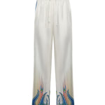 Pantalone in seta MAW25TR060 01 CASABLANCA 