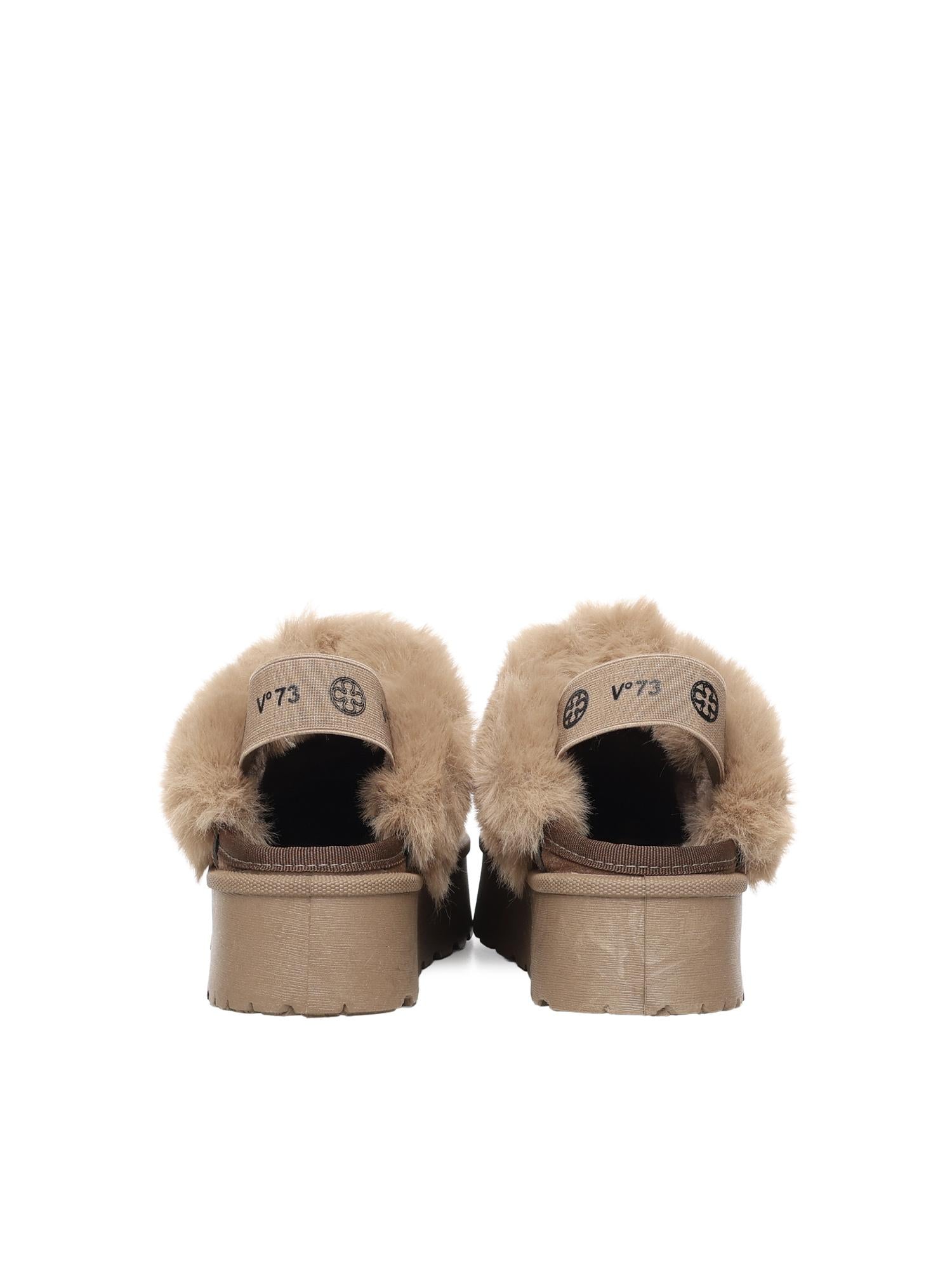 Slippers Sophie con logo 73SC9FP01CAM SOPHIE SHOESTAUPE V° 73 