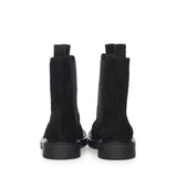 Stivaletti Chelsea in camoscio A56088 NERO CARMENS 