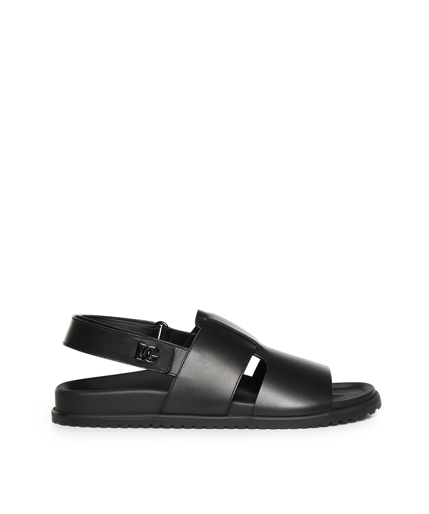 Sandali in pelle di vitello A80571 A011880999 DOLCE & GABBANA 