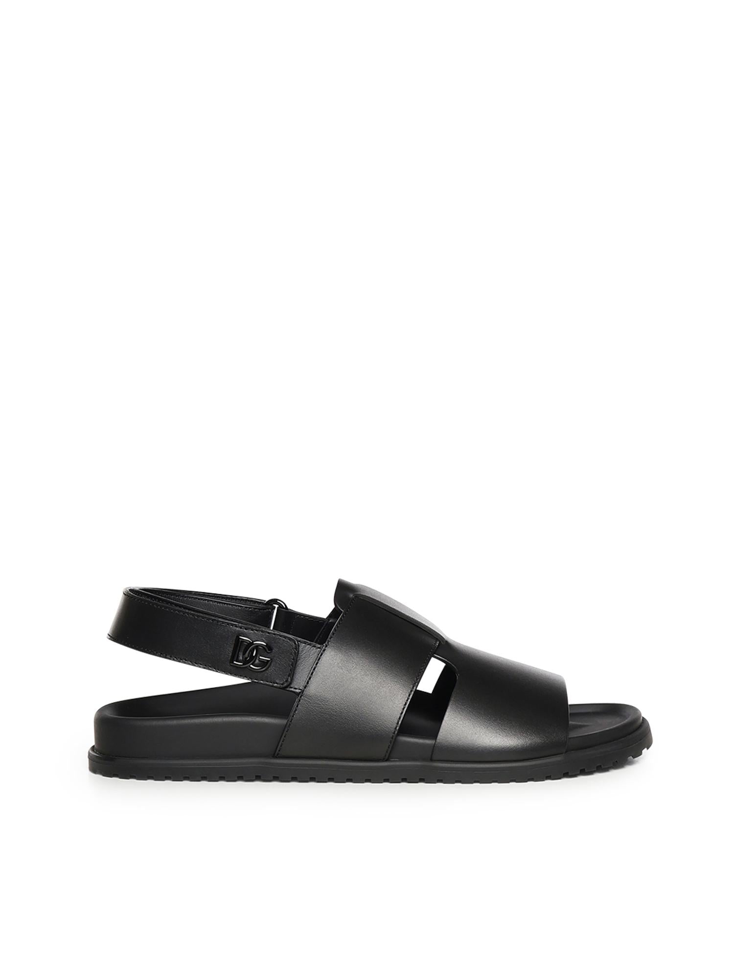 Sandali in pelle di vitello A80571 A011880999 DOLCE & GABBANA 