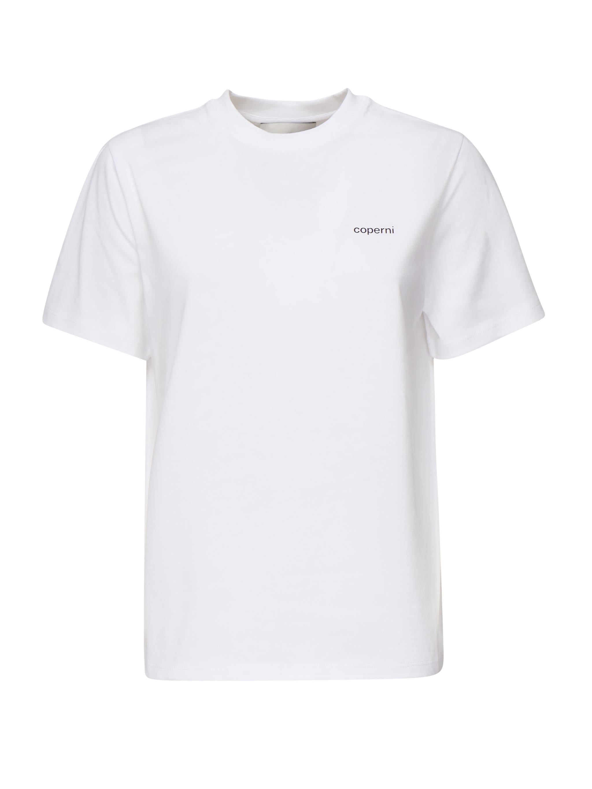 t-shirt con logo COPJS03504 WHITE COPERNI 
